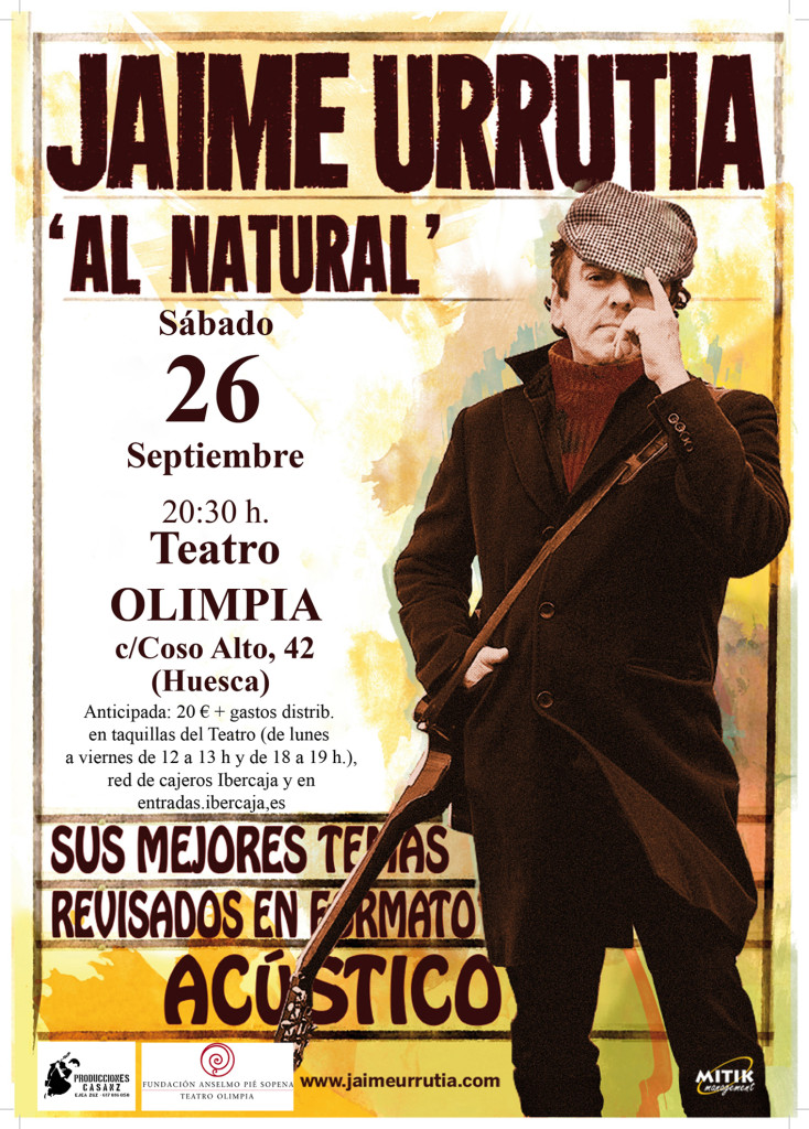 JAIME URRUTIA - Cartel - Huesca